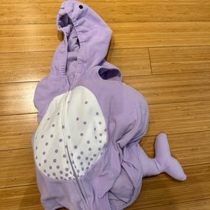 Carters narwhal costume 24m / 2T